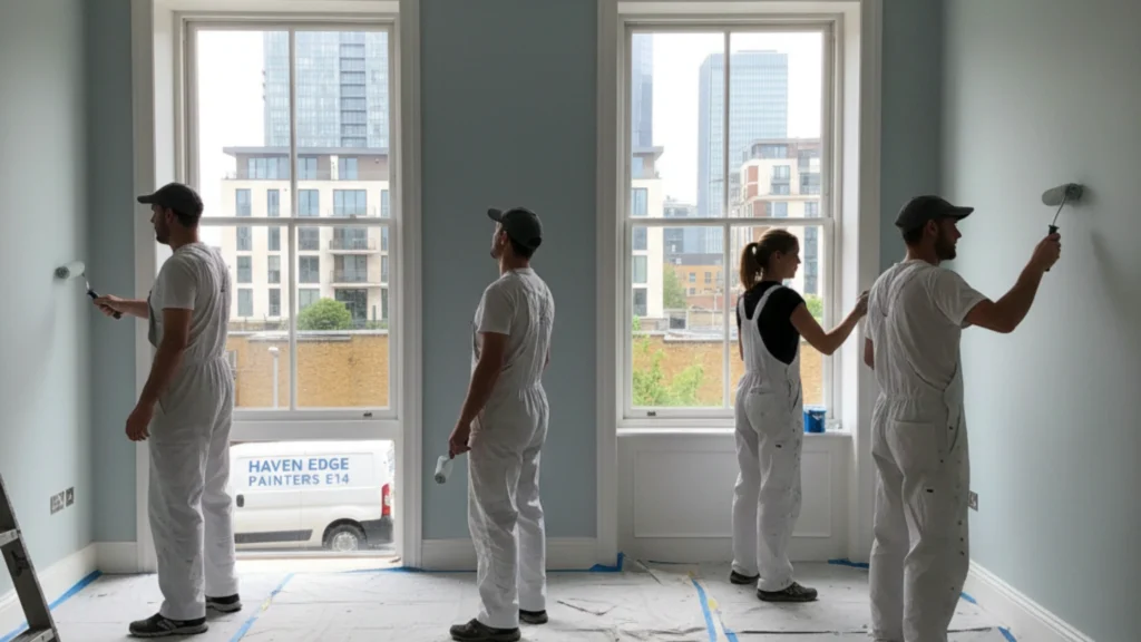 an image of ex-council flat painters E14