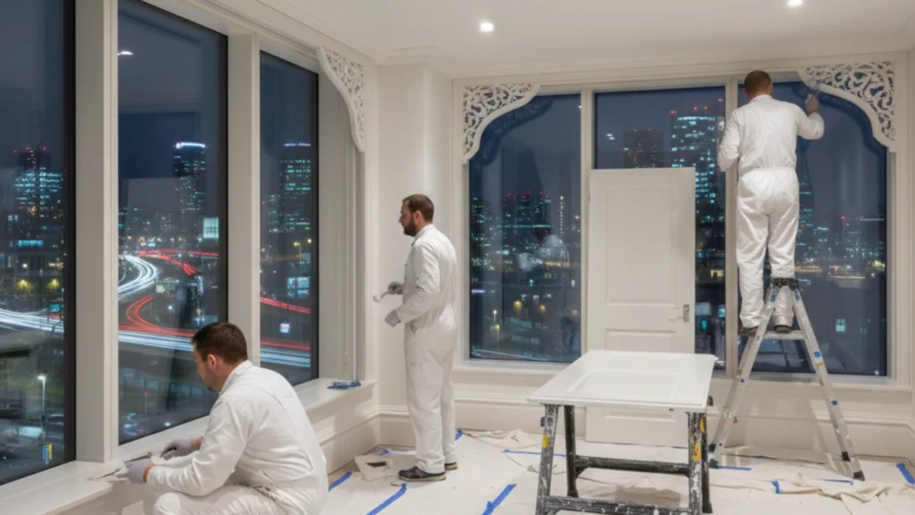 an image of E14 woodwork painters