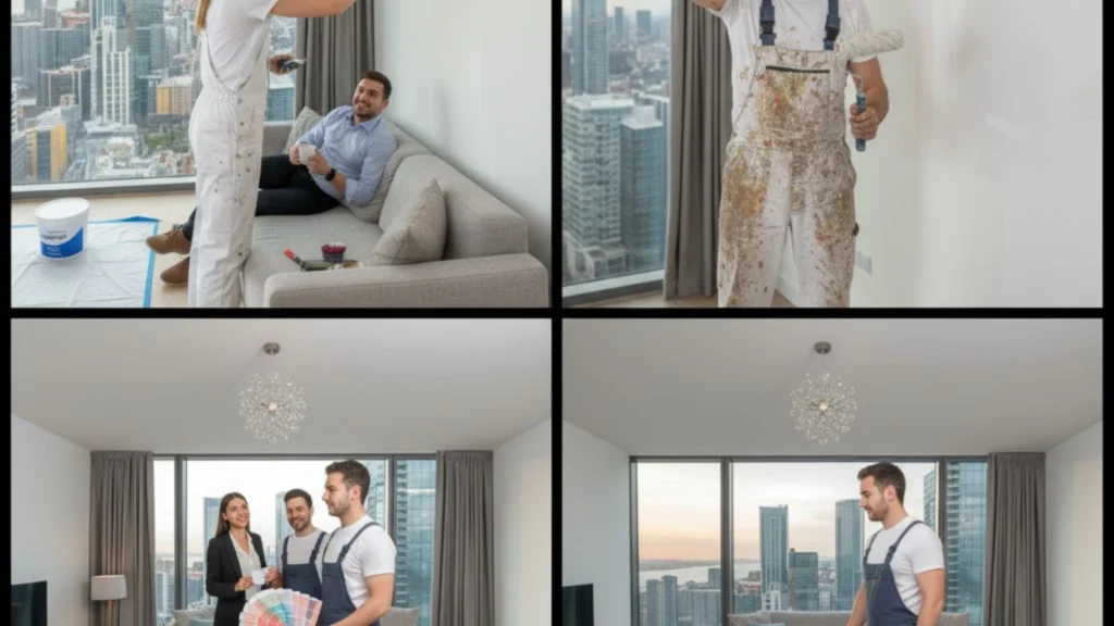 An image of E14 painters vs DIY